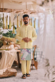 The Courtyard Men Baju Melayu Cekak Musang - Baby Yellow