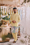 The Courtyard Men Baju Melayu Cekak Musang - Baby Yellow