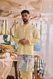 The Courtyard Men Baju Melayu Cekak Musang - Baby Yellow