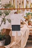 The Courtyard Babies Baju Melayu Cekak Musang - Off White