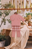 The Courtyard Babies Baju Melayu Cekak Musang - Dusty Pink