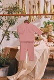 The Courtyard Babies Baju Melayu Cekak Musang - Dusty Pink