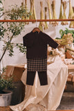 The Courtyard Babies Baju Melayu Cekak Musang - Dark Burgundy
