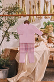 The Courtyard Babies Baju Melayu Cekak Musang - Baby Pink