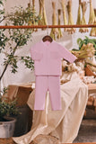 The Courtyard Babies Baju Melayu Cekak Musang - Baby Pink