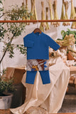 The Courtyard Babies Baju Melayu Cekak Musang - Classic Blue
