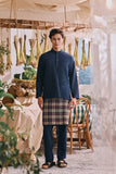 The Courtyard Men Baju Melayu Cekak Musang - Navy