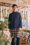The Courtyard Men Baju Melayu Cekak Musang - Navy