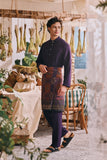 The Courtyard Men Baju Melayu Cekak Musang - Royal Purple