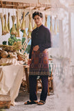 The Courtyard Men Baju Melayu Cekak Musang - Royal Purple