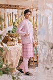 The Courtyard Men Baju Melayu Cekak Musang - Baby Pink