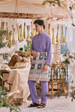 The Courtyard Men Baju Melayu Cekak Musang - Dusty Purple