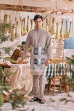 The Courtyard Men Baju Melayu Cekak Musang - Champagne
