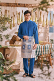 The Courtyard Men Baju Melayu Cekak Musang - Classic Blue