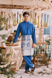 The Courtyard Men Baju Melayu Cekak Musang - Classic Blue