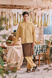 The Courtyard Men Baju Melayu Cekak Musang - Champagne Yellow