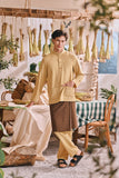 The Courtyard Men Baju Melayu Cekak Musang - Champagne Yellow