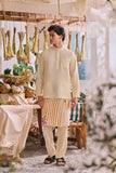 The Courtyard Men Baju Melayu Cekak Musang - Pastel Yellow