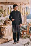 The Courtyard Men Baju Melayu Cekak Musang - Black