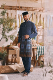 The Courtyard Men Baju Melayu Cekak Musang - Navy