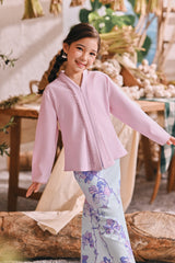 The Courtyard Kebaya Top - Baby Pink