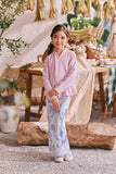 The Courtyard Kebaya Top - Baby Pink