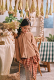 The Courtyard Kebaya Top - Milky Brown