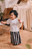 The Courtyard Babies Side Tie Kurung - Off White