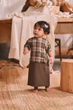 The Courtyard Babies Side Tie Kurung - Dark Olive