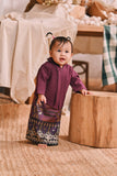 The Courtyard Babies Kebaya - Purple Manggis
