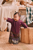 The Courtyard Babies Kebaya - Purple Manggis