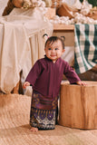 The Courtyard Babies Kebaya - Purple Manggis
