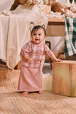 The Courtyard Babies Side Tie Kurung - Dusty Pink