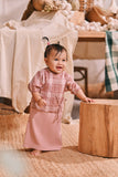 The Courtyard Babies Side Tie Kurung - Dusty Pink