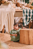 The Courtyard Babies Side Tie Kurung - Pistachio