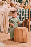 The Courtyard Babies Side Tie Kurung - Pistachio