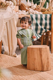 The Courtyard Babies Side Tie Kurung - Pistachio