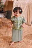 The Courtyard Babies Side Tie Kurung - Pistachio