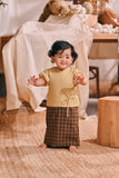 The Courtyard Babies Side Tie Kurung - Champagne Yellow