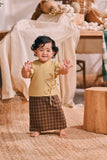 The Courtyard Babies Side Tie Kurung - Champagne Yellow
