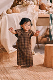 The Courtyard Babies Kurung - Walnut Plaid