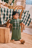 The Courtyard Babies Side Tie Kurung - Sage Green