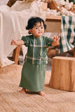 The Courtyard Babies Side Tie Kurung - Sage Green