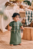 The Courtyard Babies Side Tie Kurung - Sage Green