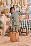 The Courtyard Babies Baju Melayu Cekak Musang - Pistachio