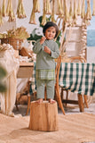 The Courtyard Babies Baju Melayu Cekak Musang - Pistachio