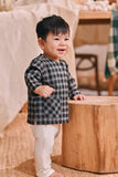 The Courtyard Babies Kurta - Chess Plaid