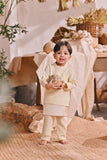 The Courtyard Babies Baju Melayu Cekak Musang - Pastel Yellow
