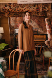 The Akar Kita Women Kebaya Top - Latte