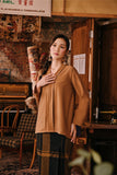 The Akar Kita Women Kebaya Top - Latte